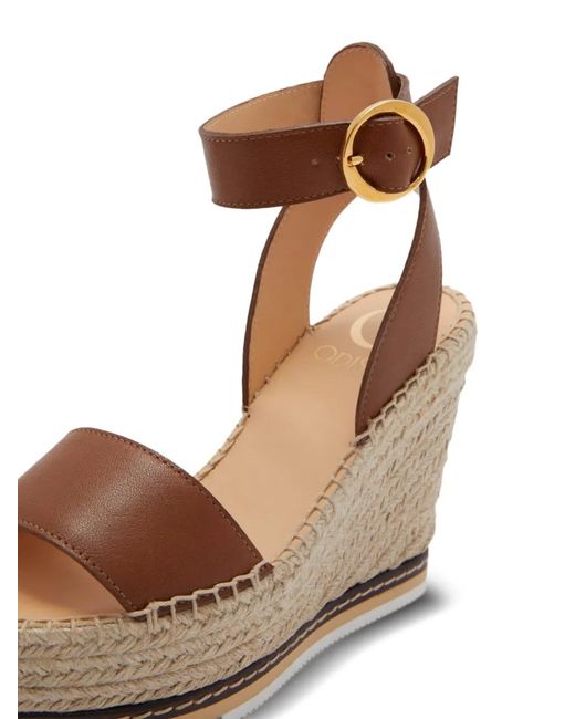Odissi Natural Lily High-Wedge Espadrilles