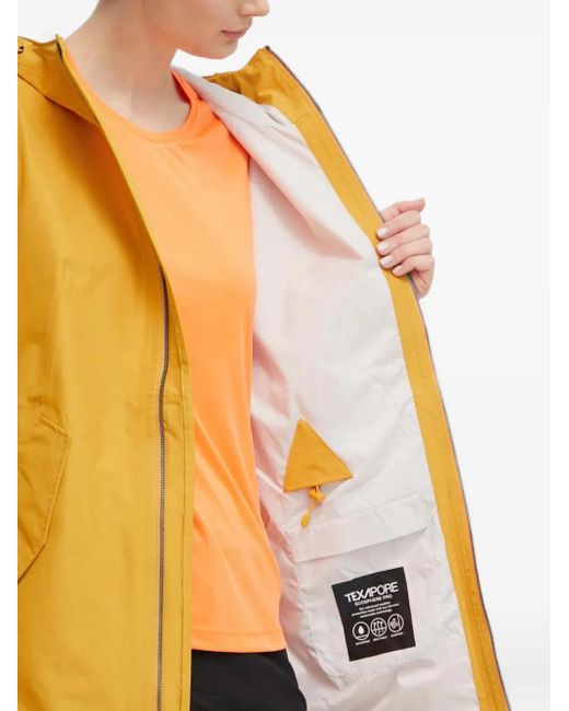 Jack Wolfskin Yellow Dakar Hooded Zip-Up Parka