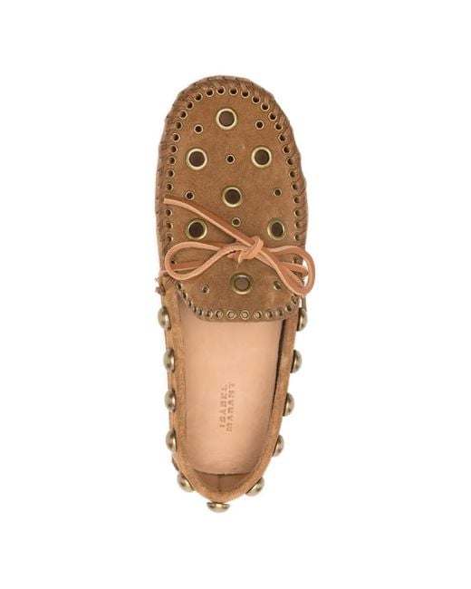Isabel Marant Brown Flat Shoes