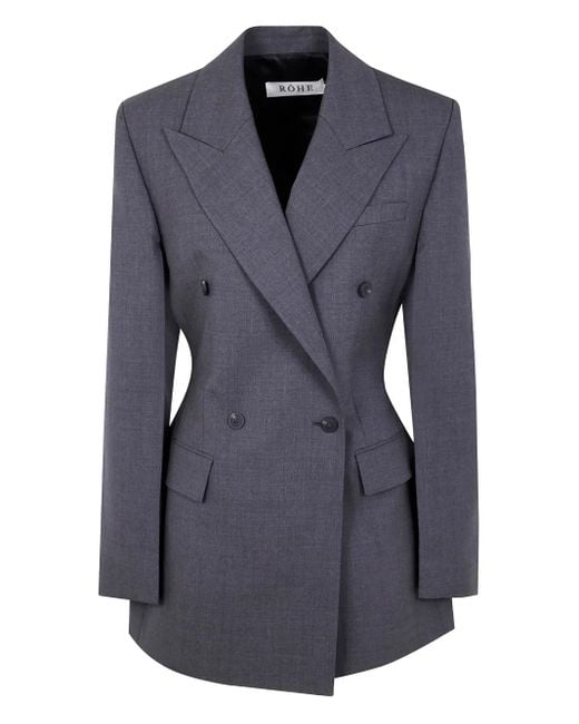 Rohe ダブルジャケット Blue