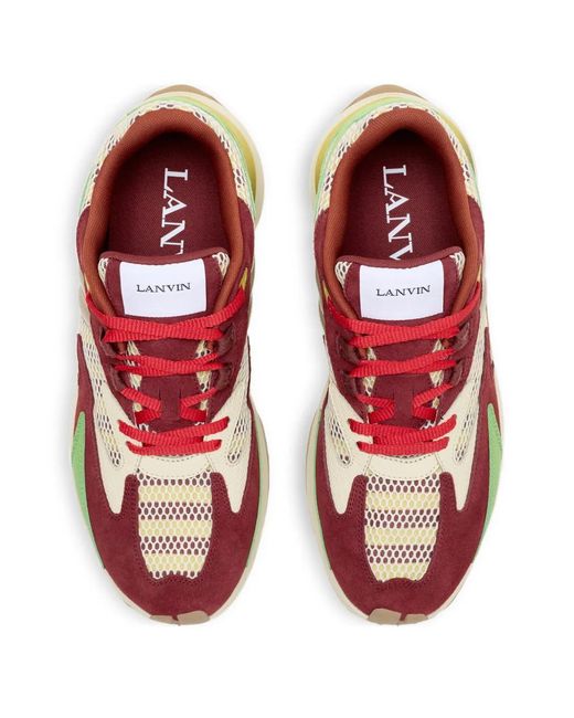 Lanvin Green Jla Lace-Up Sneakers for men