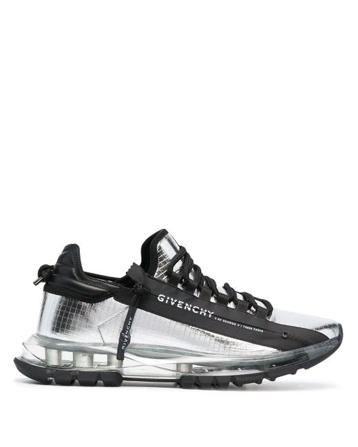 Givenchy Metallic Spectre Low Structured Runner Sneakers for men