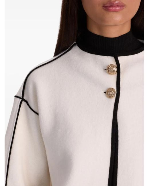 Alice + Olivia White Pearson Jacke