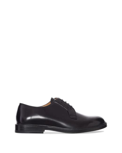 Henderson White Sergent Leather Derby Shoes for men
