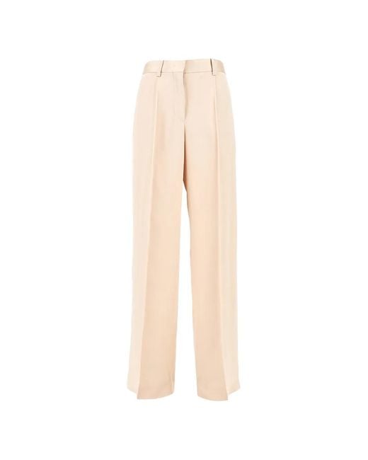 Jil Sander White Tailored Trousers