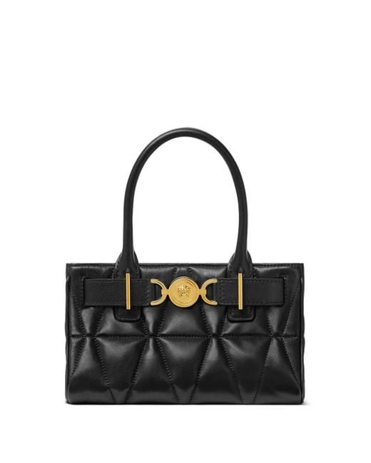 Versace メドゥーサ '95 キルティング ハンドバッグ Black