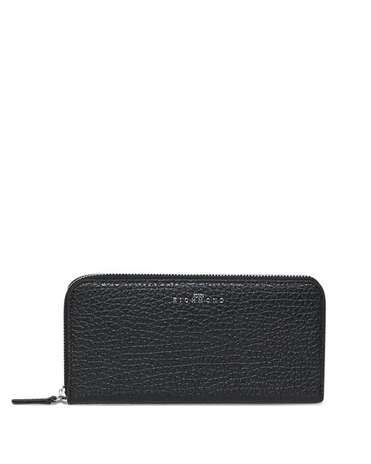 John Richmond Black Zip Wallet