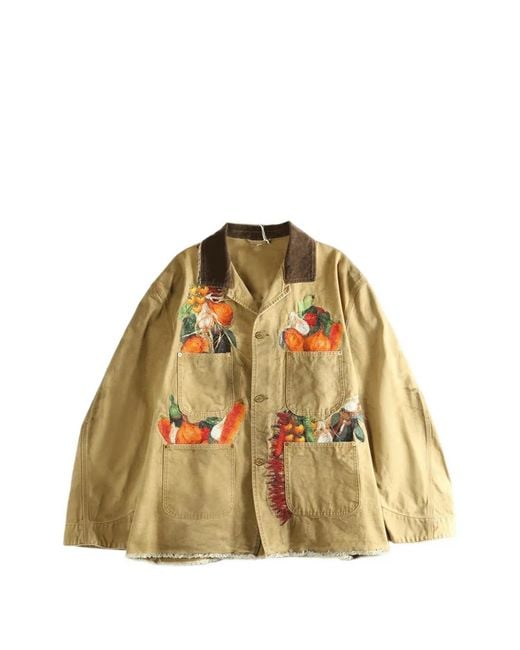 Doublet Metallic Vegetable-Embroidered Jacket