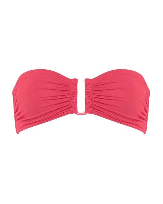 Eres Red Show Bikini Top