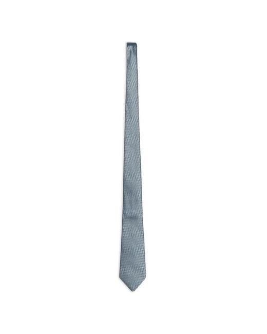 Zegna White Jacquard-Woven Tie for men