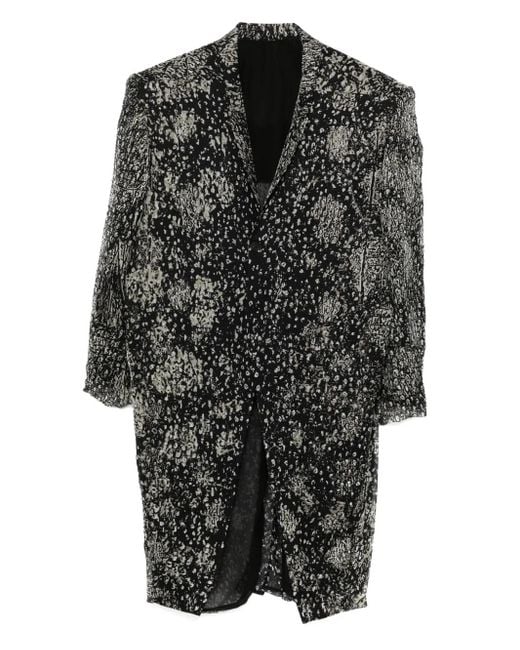 Rick Owens Black Ricks Coat for men