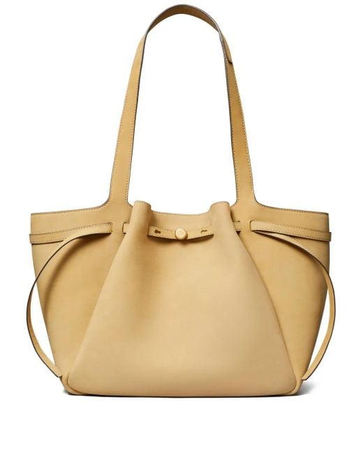 Tory Burch Natural Romy Nubuck Tote, One Size