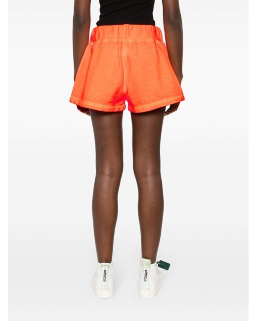DSquared² Orange Be Icon Cotton Shorts