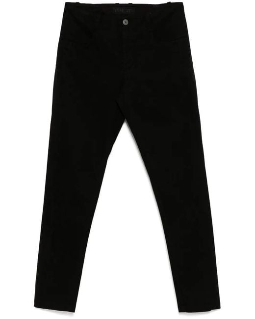 Transit Black Straight-Leg Trousers for men