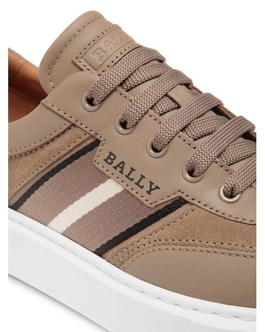 Bally Sneakers mit Streifendetail in Brown für Herren