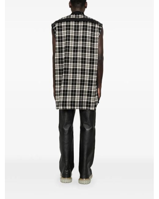Rick Owens Black Sleeveless Top for men