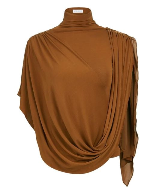 Nina Ricci Gedrapeerde Top in het Brown