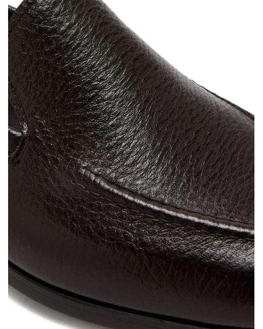 メンズ Magnanni Shoes レザーローファー Black