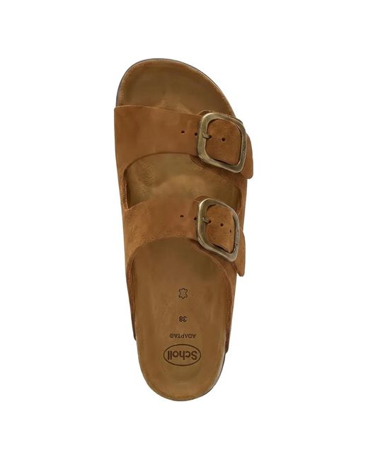 Scholl Brown Sandales À Boucle
