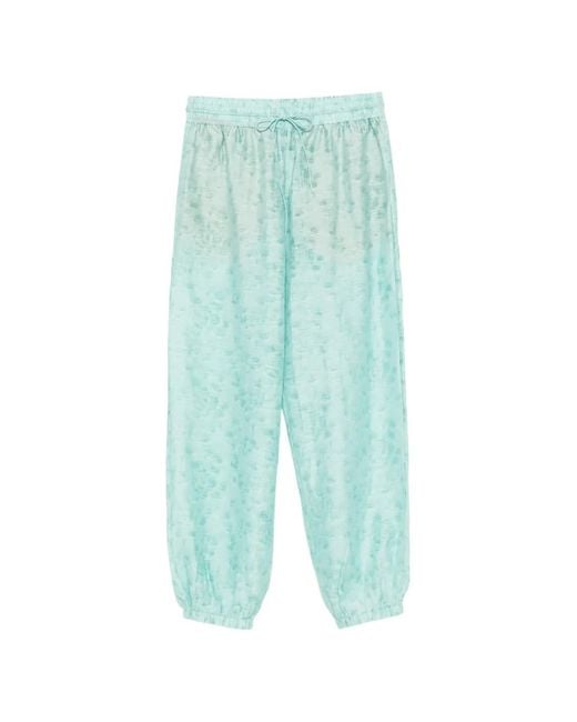 Christopher Esber Blue Light Leak Jacquard Trousers