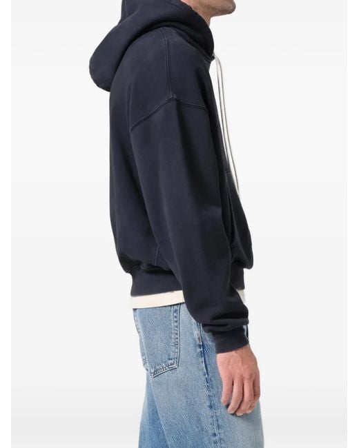 Agolde Blue Pocket Hoodie for men