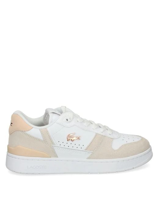Lacoste White T-Clip Sneakers