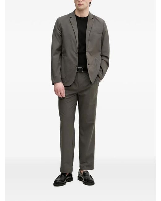 Lindbergh Gray Single-Breasted Suit for men