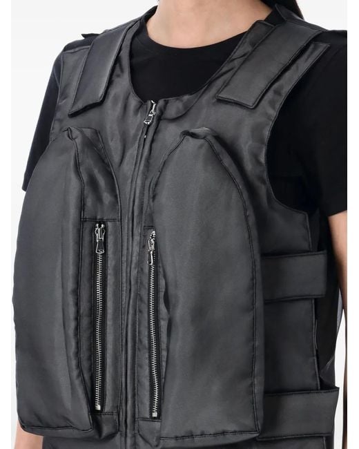 Who Decides War Black Bullet Point Vest