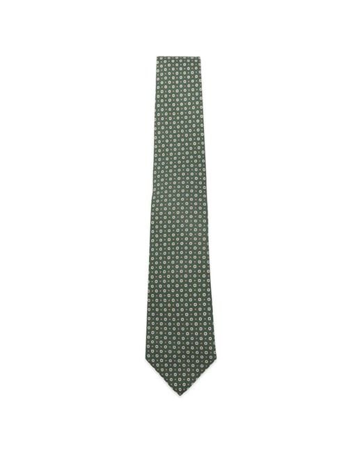 Kiton Krawatte Mit Blumenprint in Green für Herren