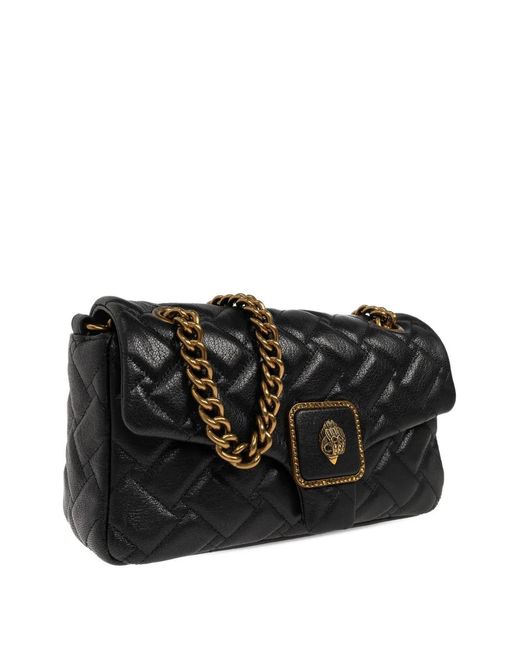 Kurt Geiger Black Pimlico Quilted Chain Shoulder Bag