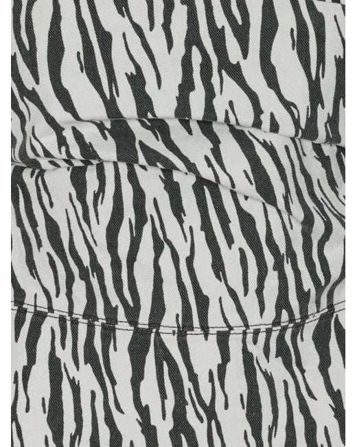Gire birger Christensen 'Denim impreso' ROTATE BIRGER CHRISTENSEN de color Black