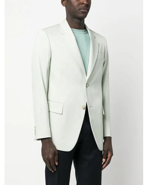 Lanvin Blue Single Breasted Fashion Jacket Clothing for men