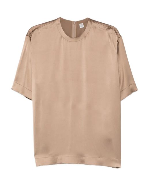 Totême  Natural Round-Neck T-Shirt