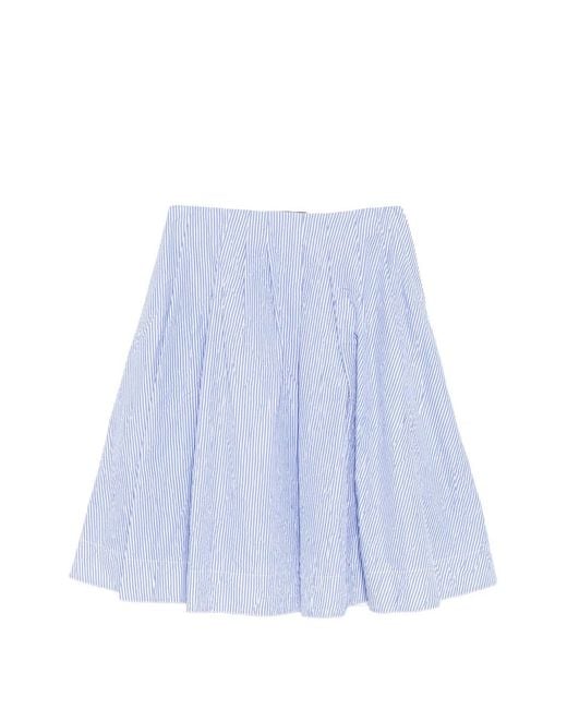 Juun.J Blue Circle Skirt
