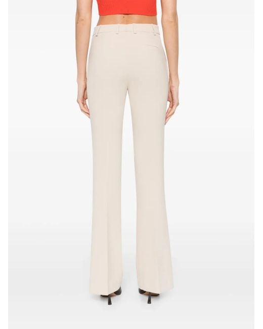 Pantalon Évasé En Crêpe Blanca Vita en coloris Natural