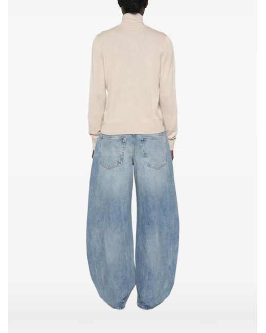 Isabel Marant White Jovienne Press-Stud Sweater