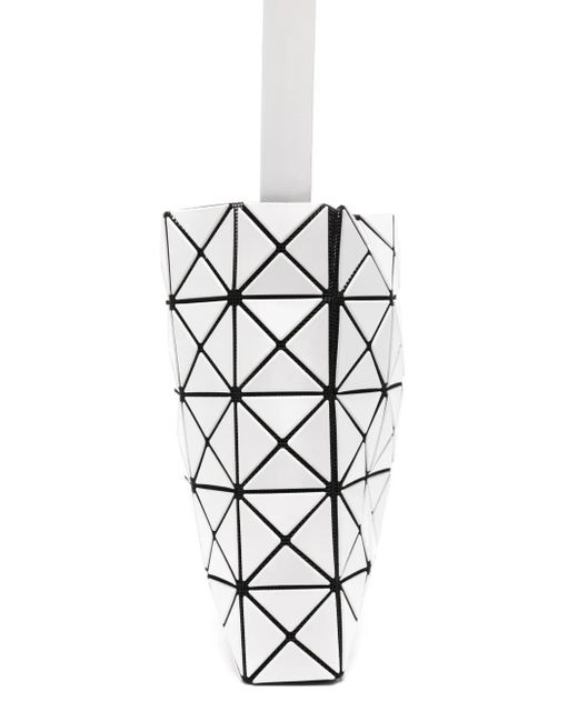 Issey Miyake White Prism Matte Umhängetasche