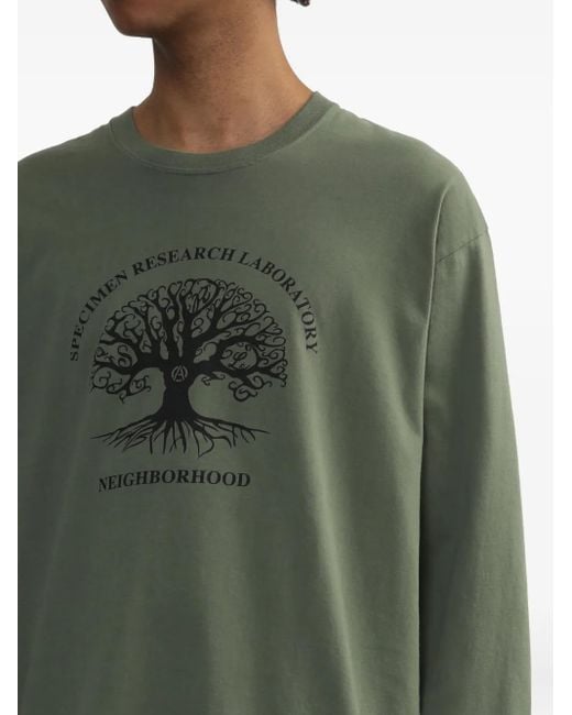 T-Shirt En Coton À Manches Longues Neighborhood pour homme en coloris Green