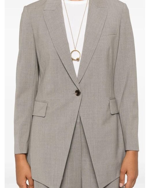 Theory Gray Mélange Effect Blazer