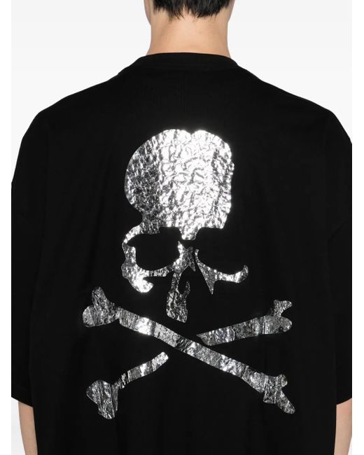 MASTERMIND WORLD Black Logo-Print T-Shirt for men