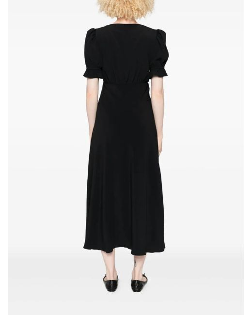 Chloé パフスリーブ ドレス Black