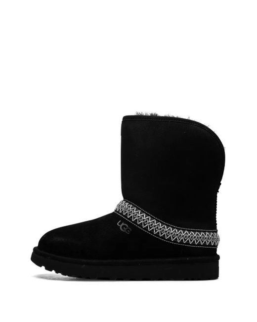 Ugg Black Classic Crescent Boot Boots