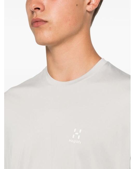 Haglöfs White Logo-Print T-Shirt for men