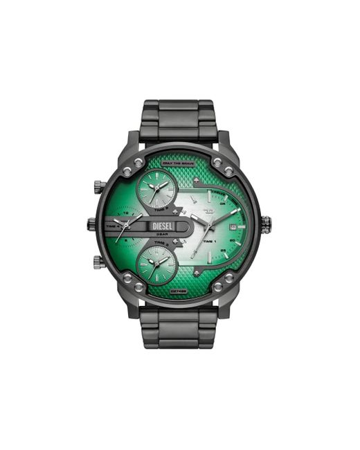 メンズ DIESEL Mr. Daddy Slim 54mm 腕時計 Green