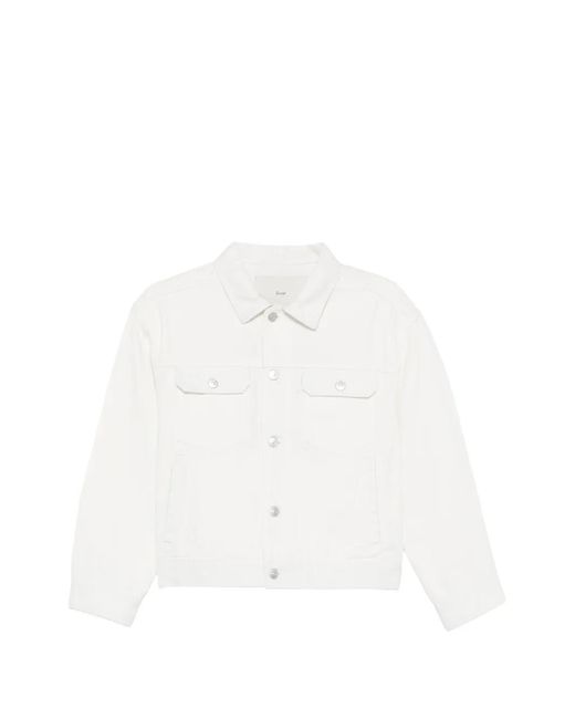 DUNST White Denim Trucker Jacket