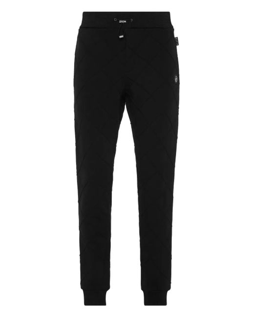 メンズ Philipp Plein テクスチャーパンツ Black