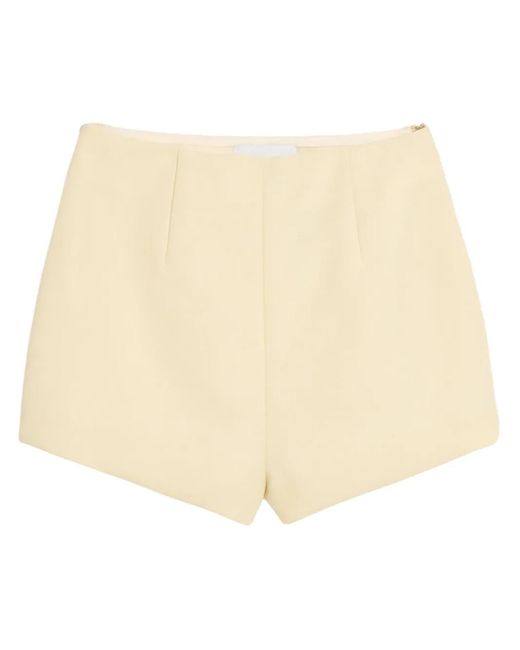 Shorts Corti A Vita Alta di AMI in Natural