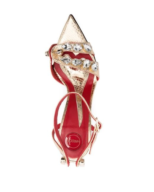 HARDOT Pink 100Mm Booty Sandals