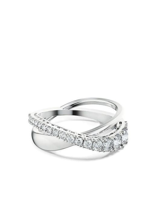 Swarovski White Twist Ring