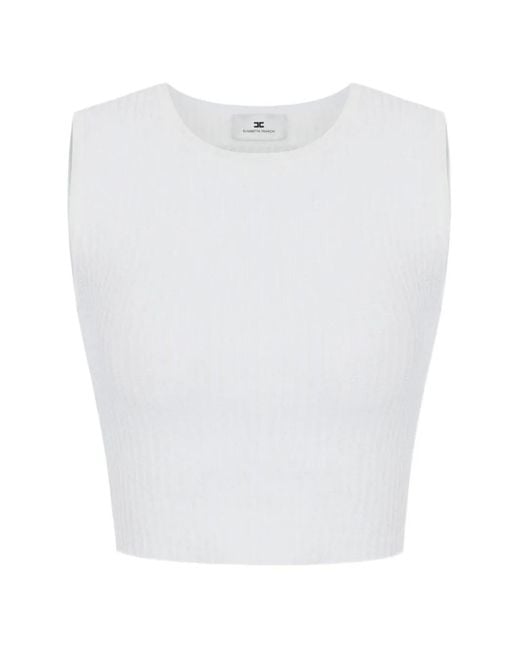 Elisabetta Franchi White Top